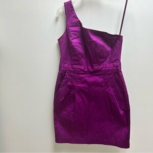 French Connection One Shoulder Cotton Dress Size 6